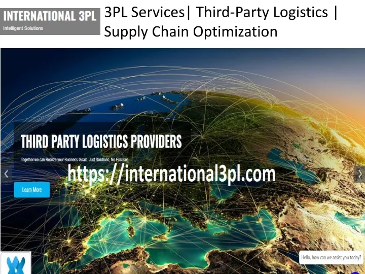 3pl services third party logistics supply chain