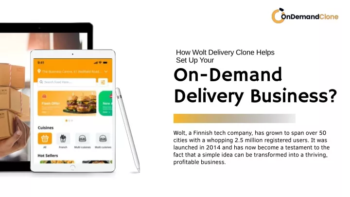 on demand delivery business