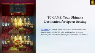 TC GAME Your Ultimate Destination for Sports Betting