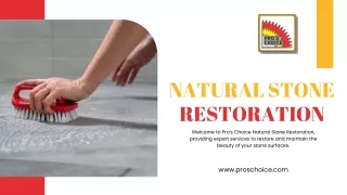 Natural Stone Restoration