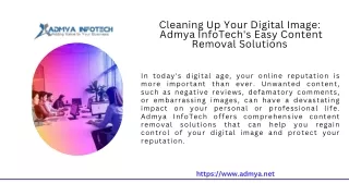 cleaning up your digital image admya infotech
