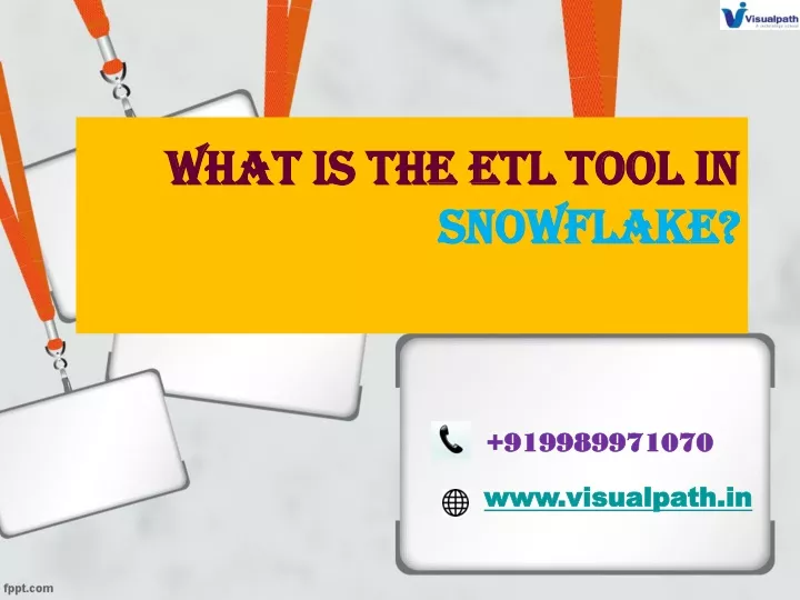 what is the etl tool in snowflake