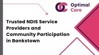 Trusted NDIS Service Providers and Community Participation in Bankstown