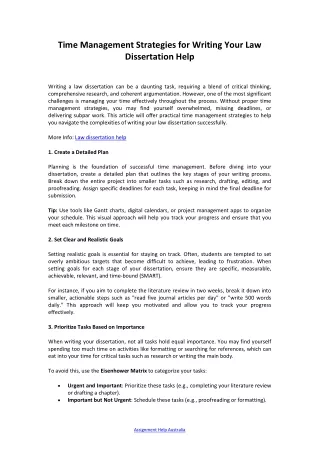 time management strategies for writing your