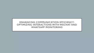 enhancing communication efficiency optimizing