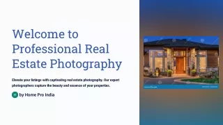 Welcome to Professional Real Estate Photography