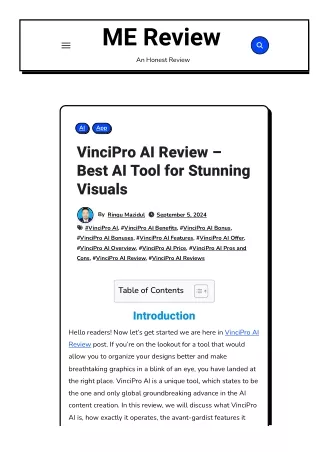 VinciPro AI Review – Best AI Tool for Stunning Visuals