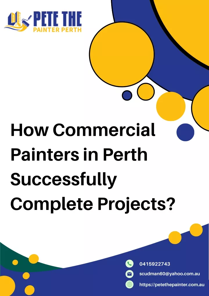 how commercial painters in perth successfully