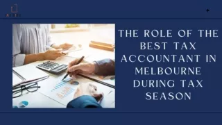 The Role of the Best Tax Accountant in Melbourne During Tax Season
