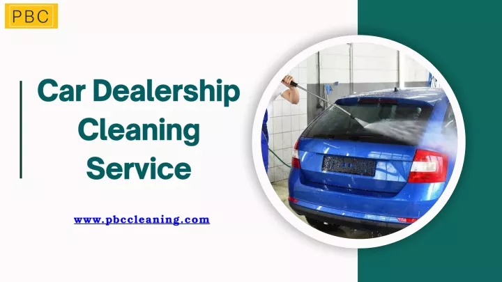 car dealership cleaning service