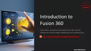 Introduction-to-Fusion-360  by CADD Mastre