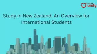 study in new zealand an overview