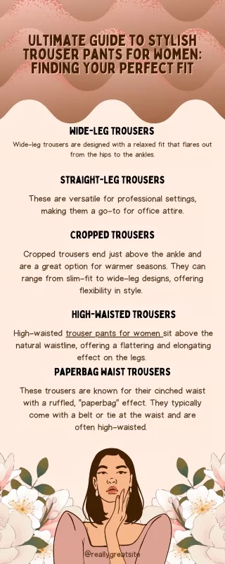 Ultimate Guide to Stylish Trouser Pants for Women Finding Your Perfect Fit