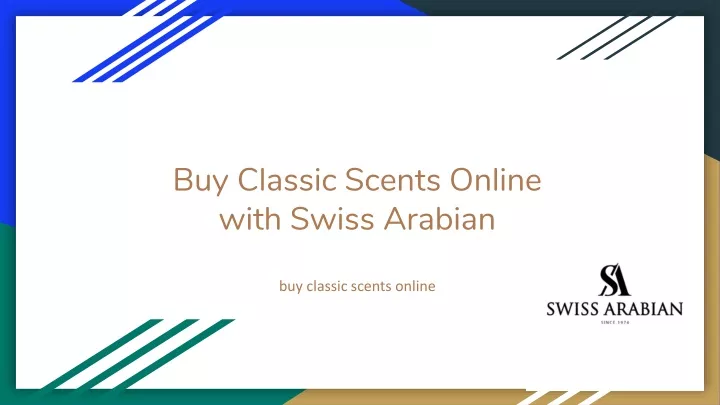 buy classic scents online with swiss arabian