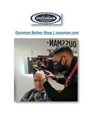 Oussman Barber Shop | oussman.com