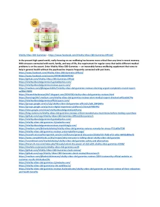 https://www.facebook.com/Vitality.Vibes.CBD.Gummies.Official/