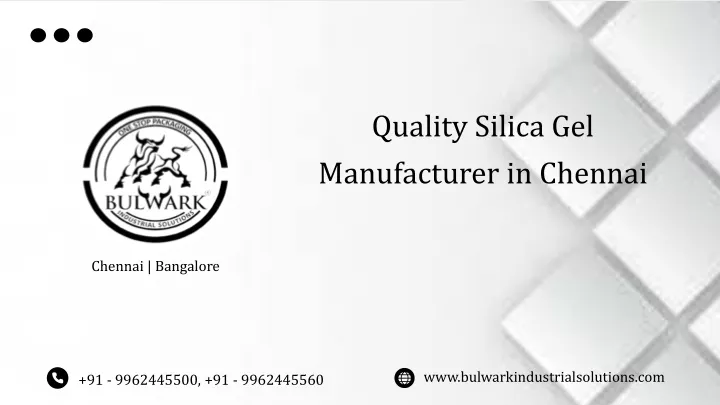 quality silica gel manufacturer in chennai