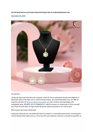 get the best deal on lab grown diamond pendant