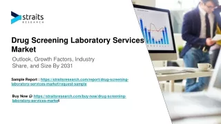 Drug Screening Laboratory Services Market Size & Trends Analysis