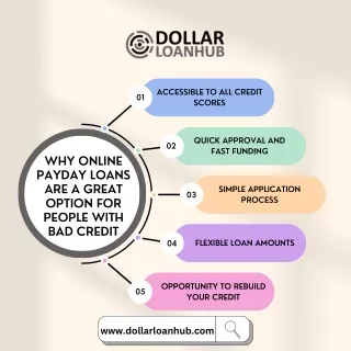 Why Online Payday Loans Are a Great Option for People with Bad Credit