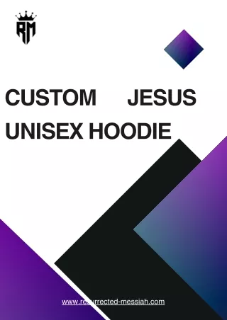 Get Affordable & Stylish Custom Jesus Unisex Hoodie