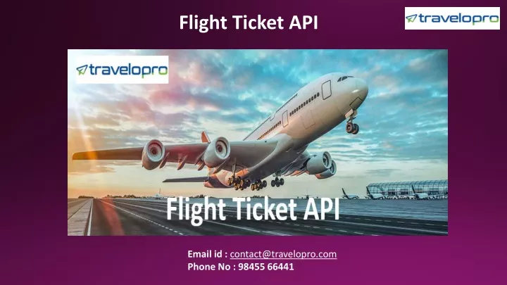 flight ticket api