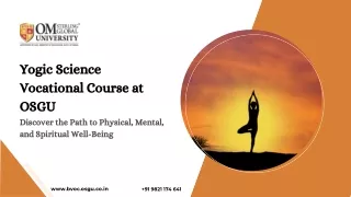 Understanding the Curriculum of Yogic Science Courses