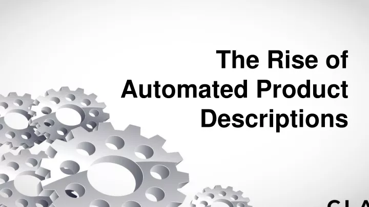 the rise of automated product descriptions