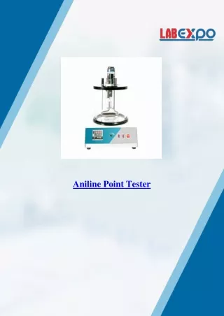 aniline point tester