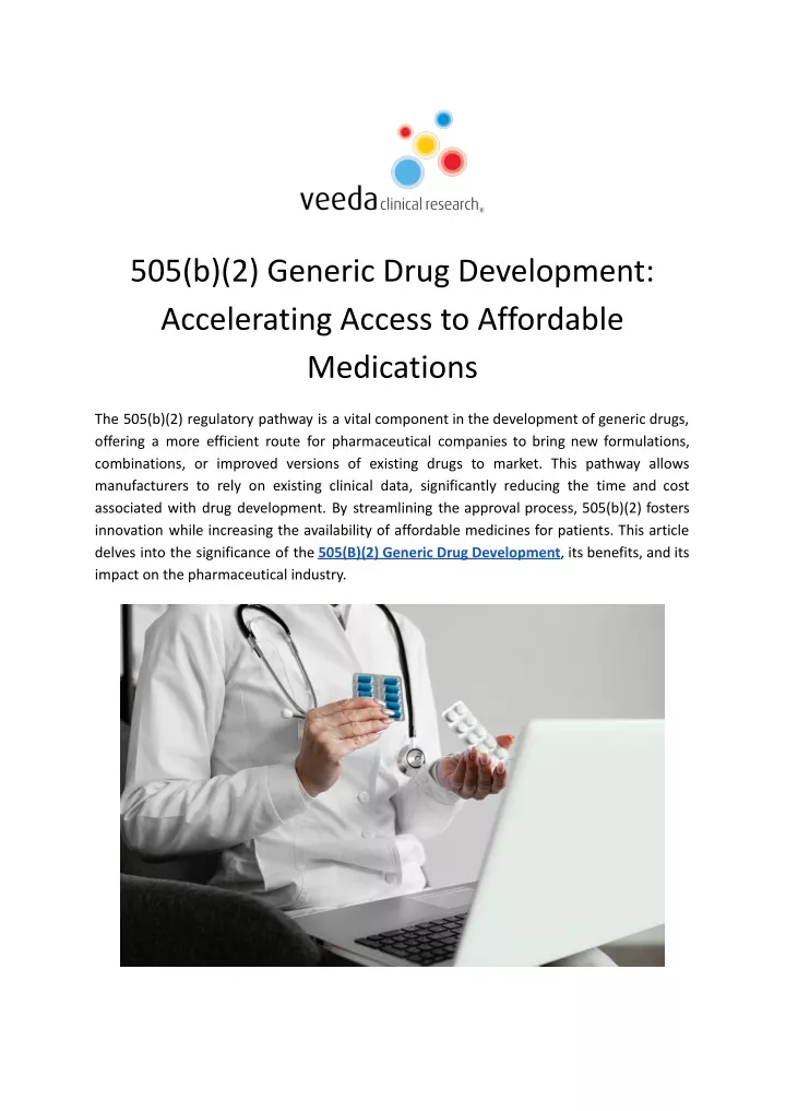 505 b 2 generic drug development accelerating