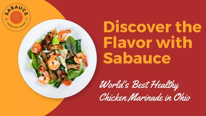 discover the flavor with sabauce