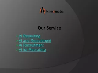 our service