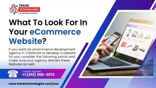 what to look for in your ecommerce website