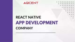 React Native App Development Process at Agicent