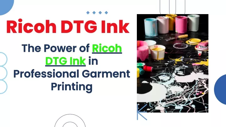 ricoh dtg ink