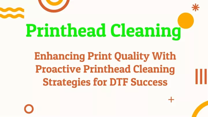 printhead cleaning