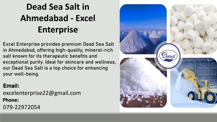 dead sea salt in ahmedabad excel enterprise