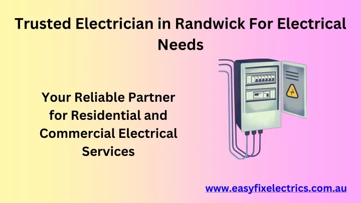 trusted electrician in randwick for electrical