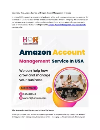 maximizing your amazon business with expert
