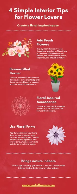 4 Simple Interior Tips for Flower Lovers