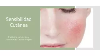 Tratamientos Sensibilidad Cutanea