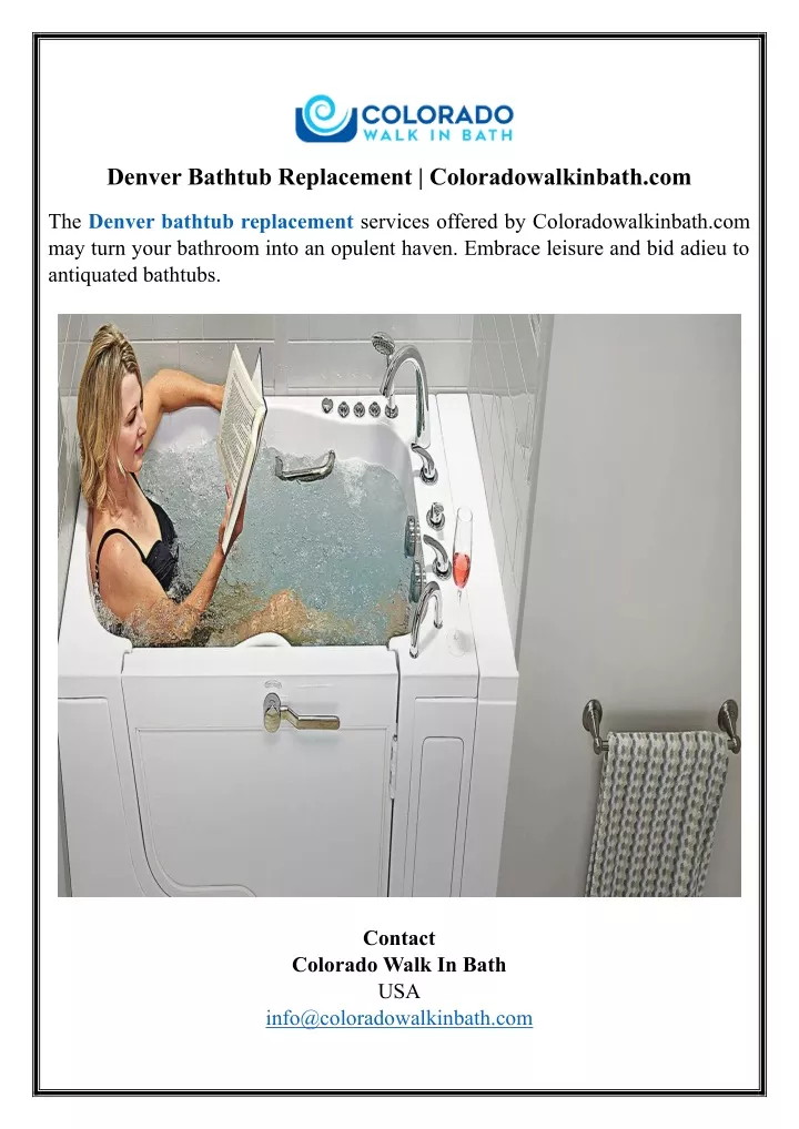 denver bathtub replacement coloradowalkinbath