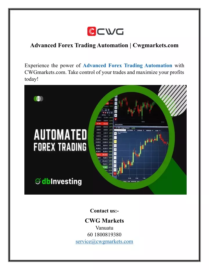 advanced forex trading automation cwgmarkets com