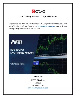 live trading account cwgmarkets com