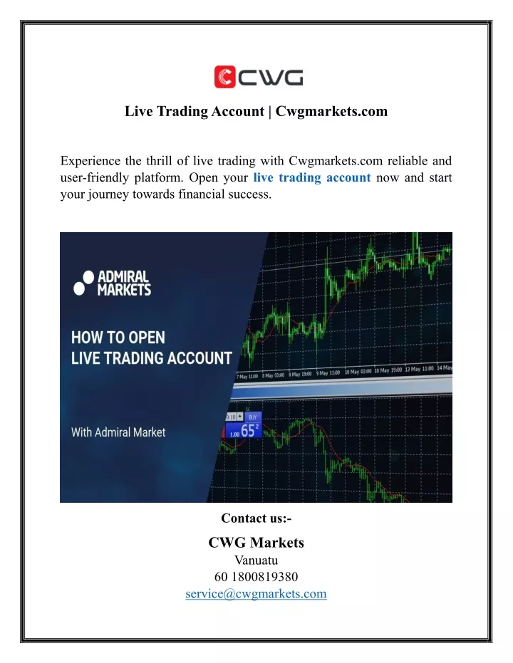 live trading account cwgmarkets com