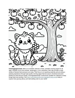 Discover Creativity with Coloringpagescenter's Free Pages