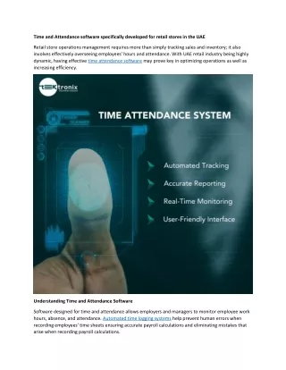 time and attendance software specifically