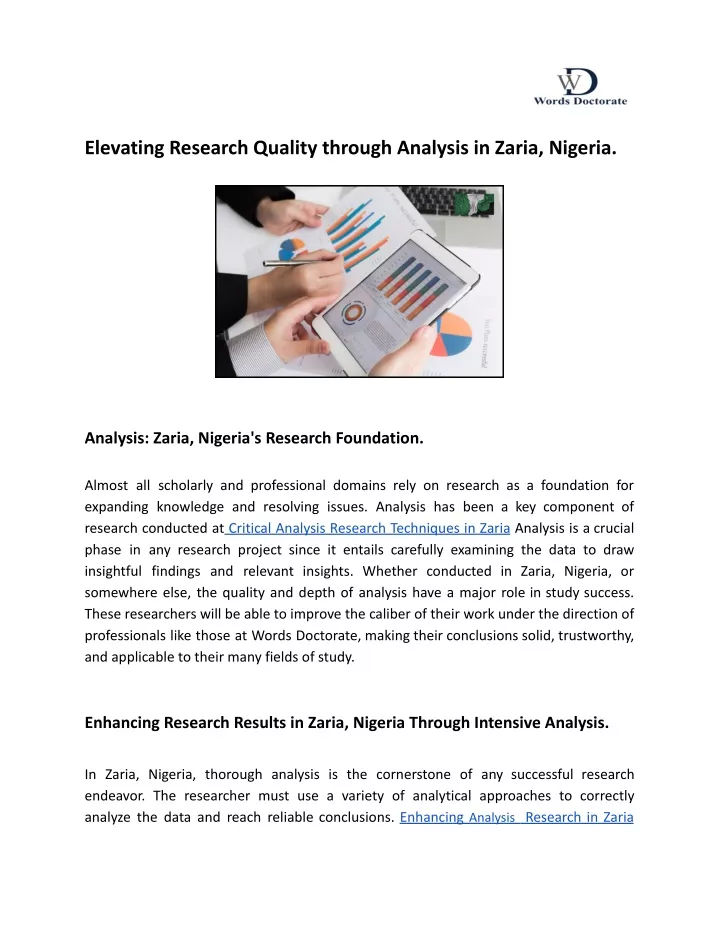 elevating research quality through analysis