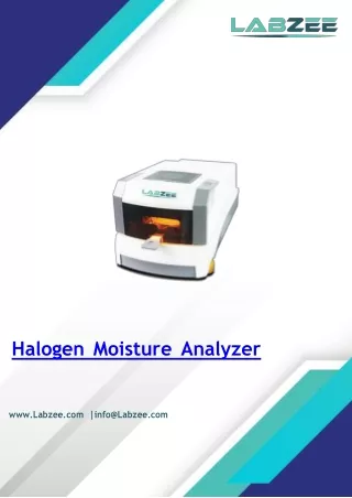 halogen moisture analyzer