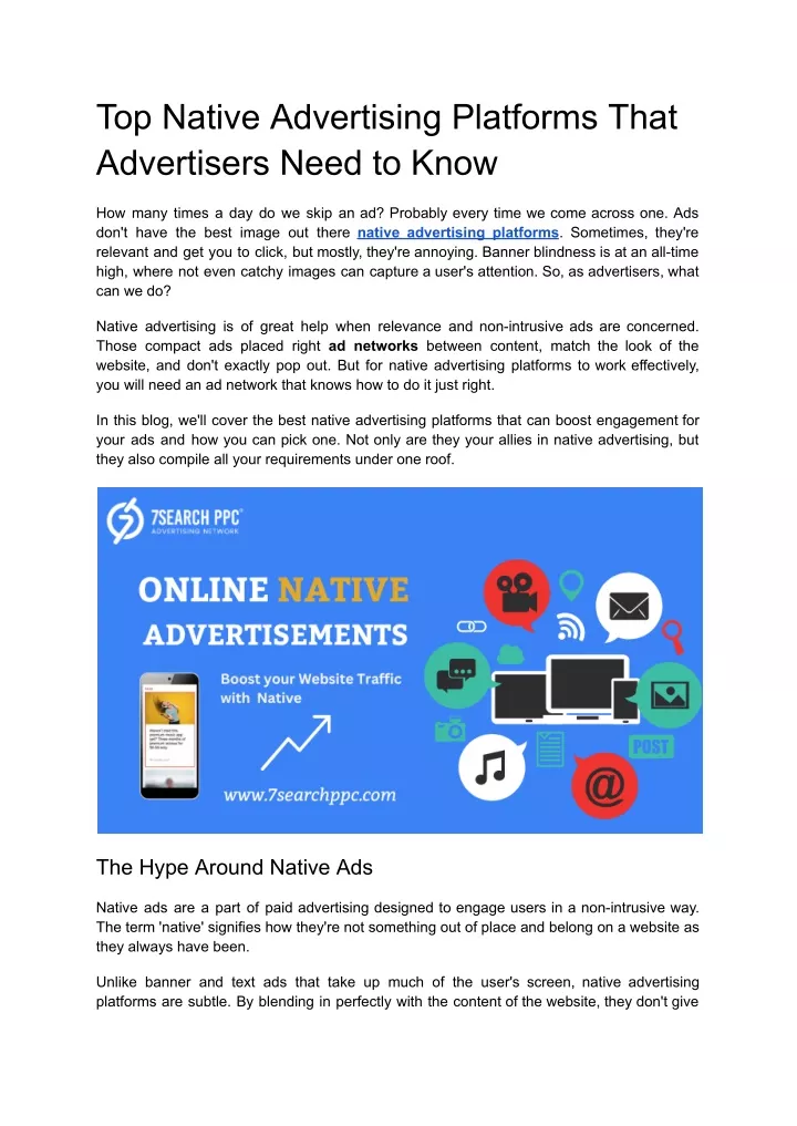 top native advertising platforms that advertisers